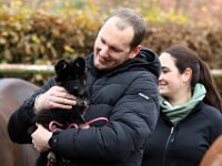 Philou  7 Wochen alt, Prägung auf dem Bauernhof